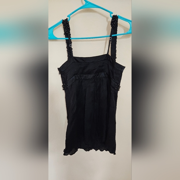 Bebe beaded strap silk top size XS - Picture 2 of 9